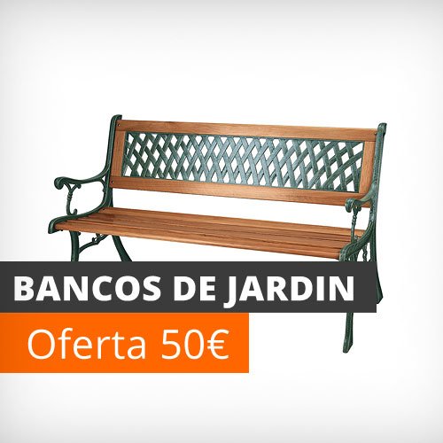 Comprar bancos de jardín online