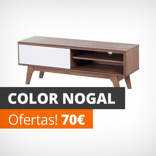 Mueble saló nogal