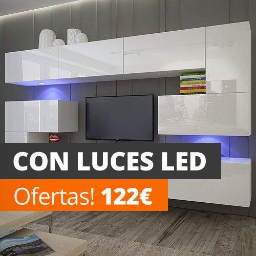 Mueble salon led