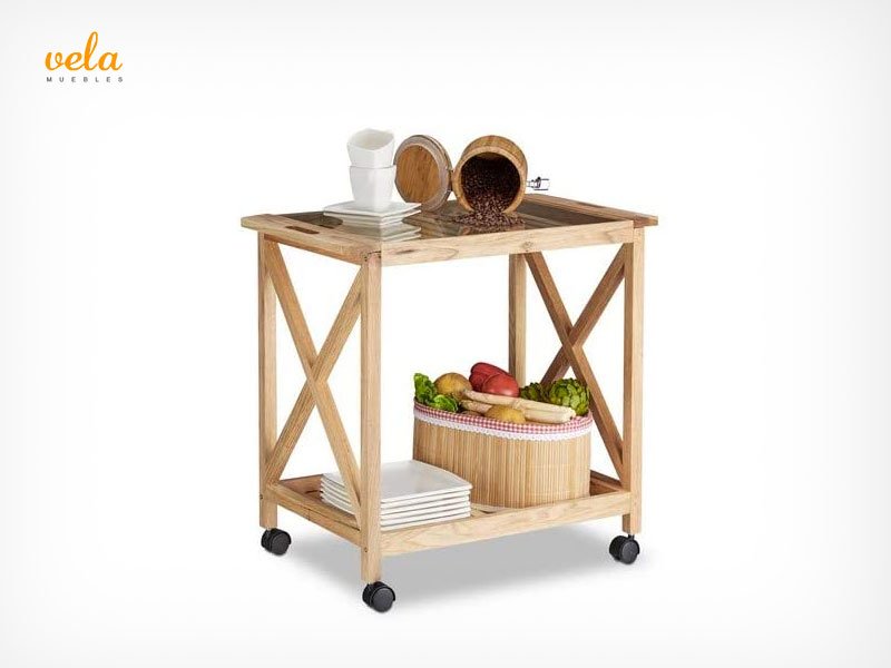 Carrito camarera jardin