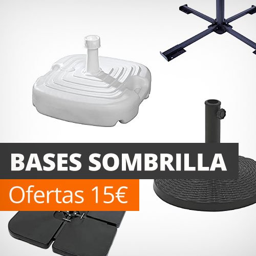 Base pié soporte sombrilla parasol