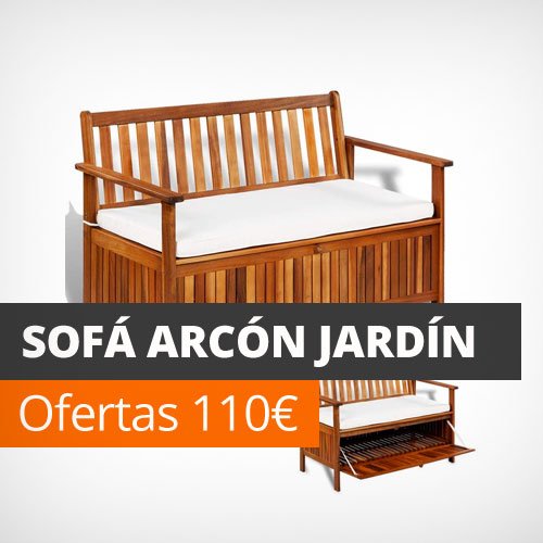 Sofá jardín Arcón baúl