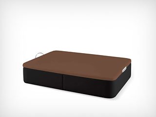 canapé color chocolate