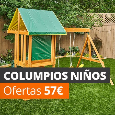 columpios infantiles para niños jardín