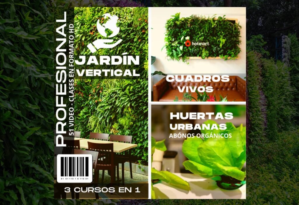 opiniones 3 Cursos en 1: Jardín Vertical Profesional,Cuadros Vivos y Huertas Verticales