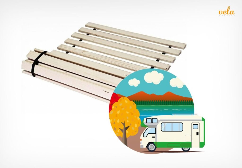 somier enrollable camper
