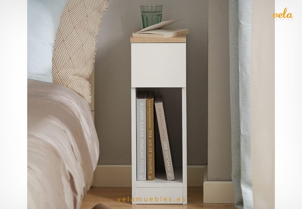 mesita de noche 20 cm ancho