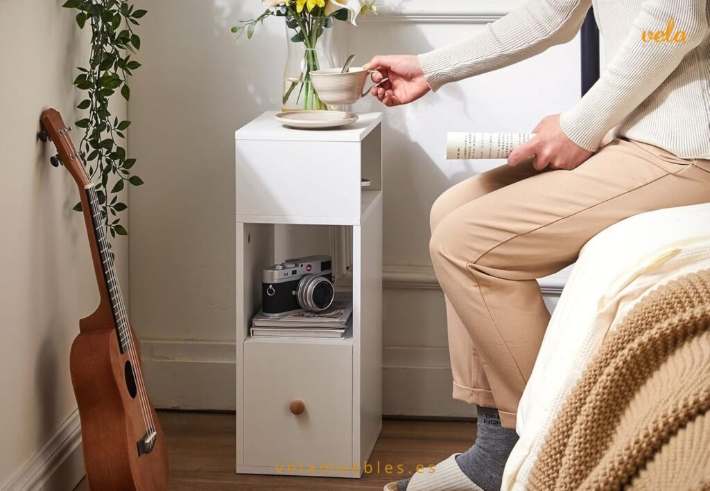 mesita de noche de 20 cm de ancho recomendada