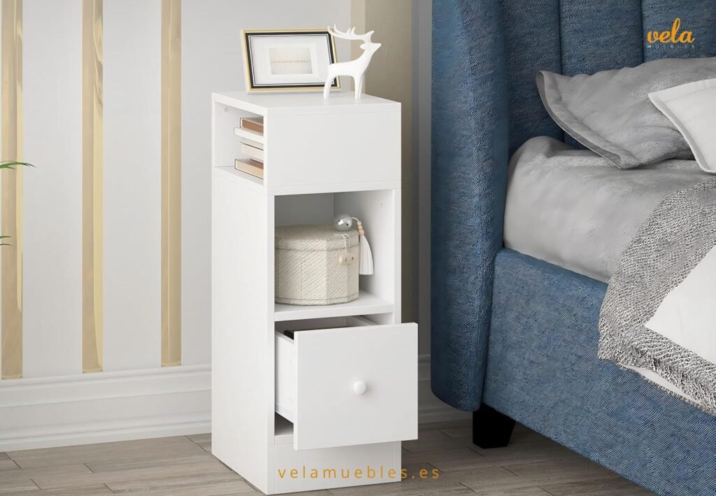 mesita de noche 25 cm ancho