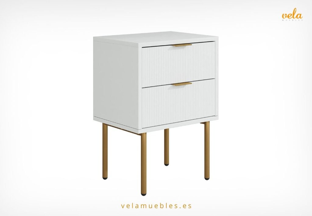 mesita de noche mid century