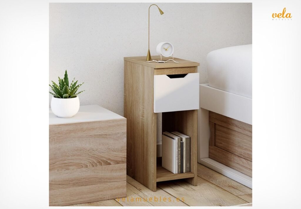 mesita noche 20 cm ancho