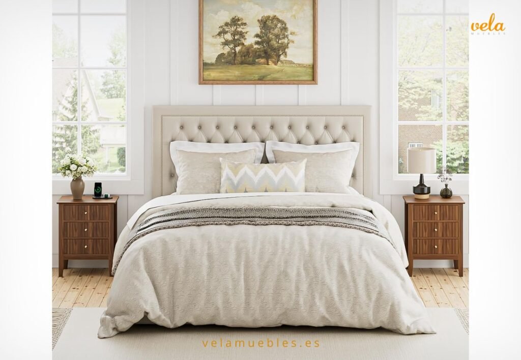 Mesitas de noche color Nogal