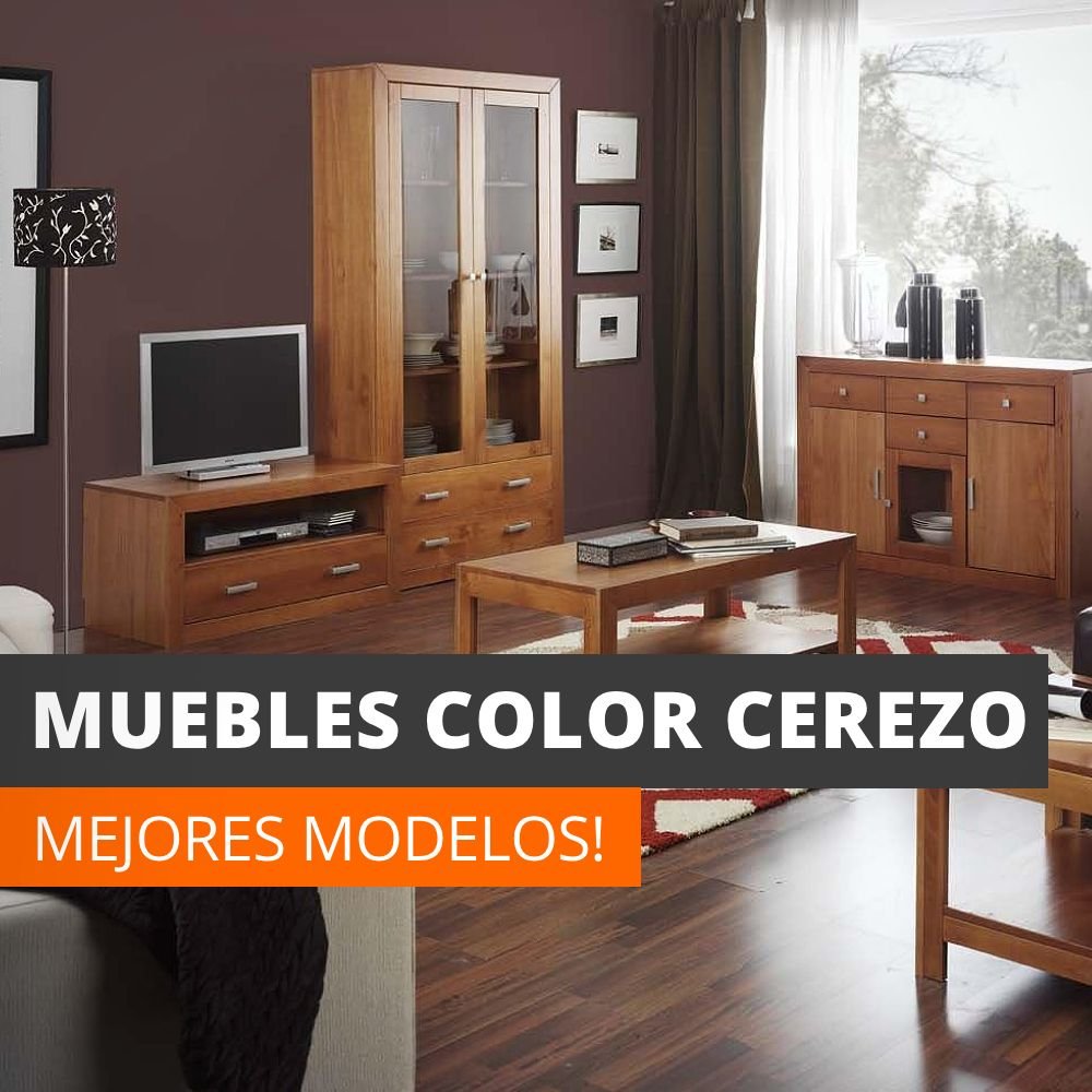 muebles color cerezo baratos