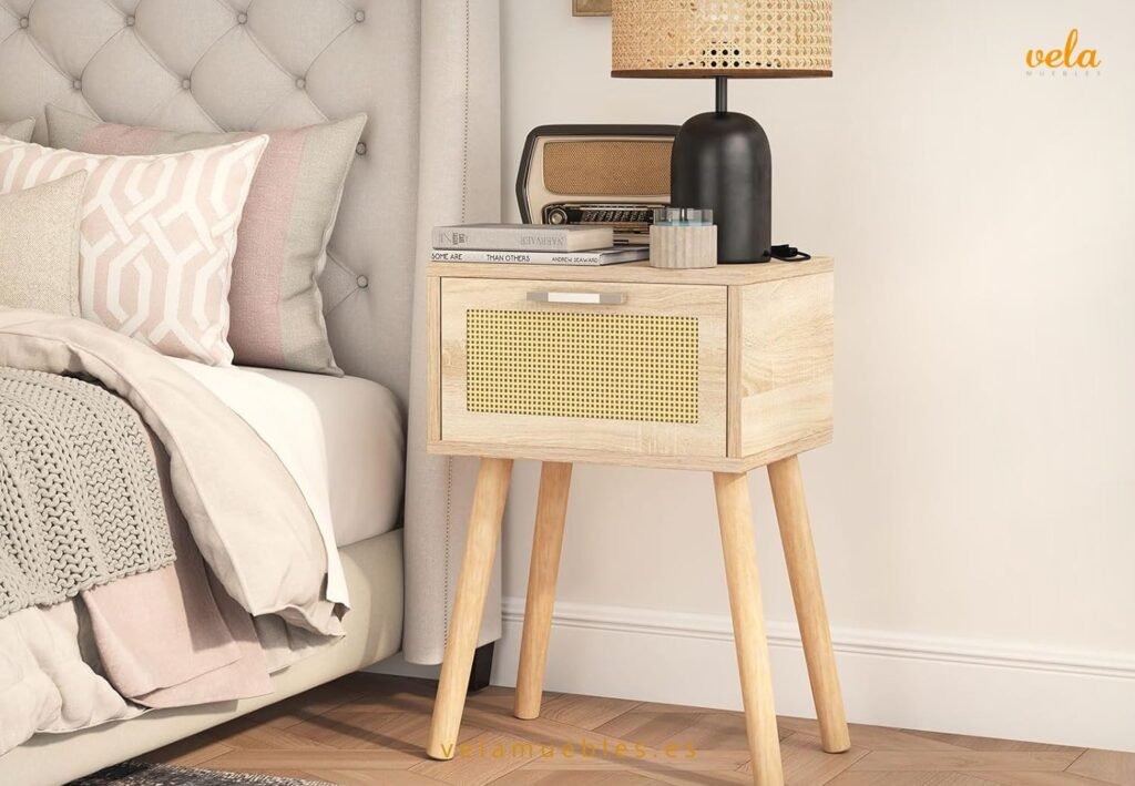 mesita de noche 35 cm ancho