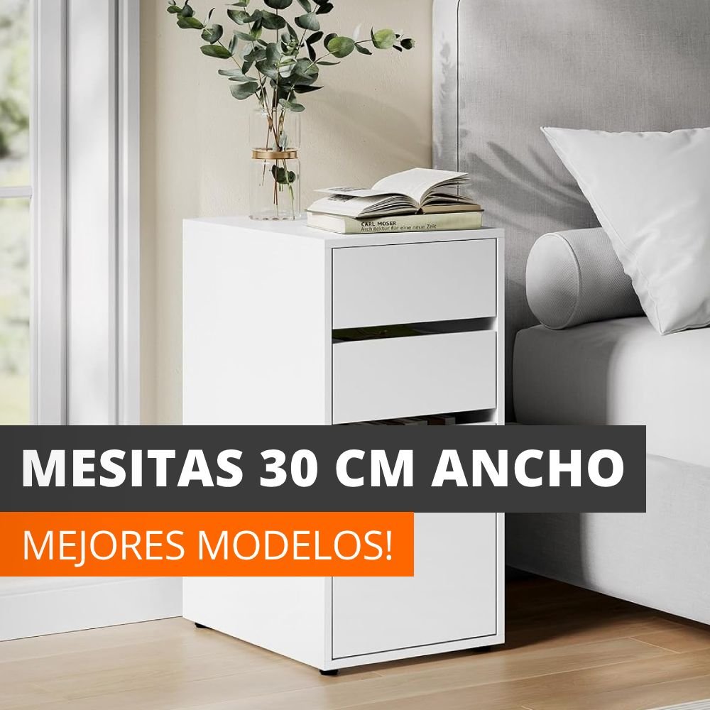 mesita noche 30 cm ancho