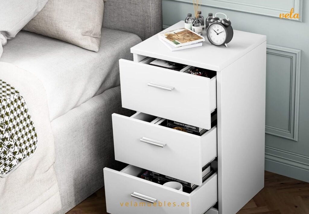 mesita noche 35 cm ancho